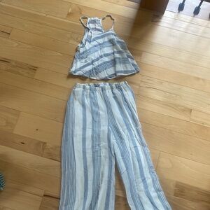 Worn once. Sage the Label set